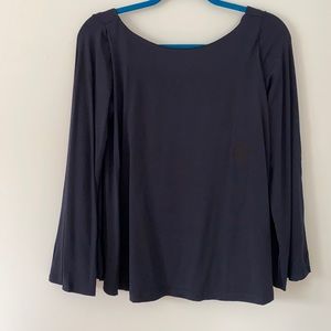 Susana Monaco black wide sleeve top S